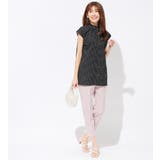 サッカー素材フリル衿チュニックブラウス  | alotta | 詳細画像6 