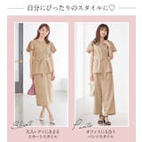 麻調袖タックブラウス | alotta | 詳細画像3