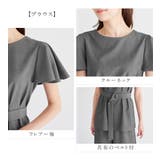 麻調袖タックブラウス | alotta | 詳細画像7