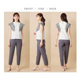 袖刺しゅうカットソー | alotta | 詳細画像4