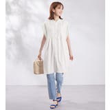 リネン風ピンタックデザインチュニック   | Viola e Viola | 詳細画像6 