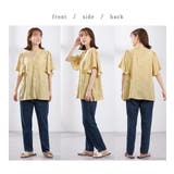 プリントフレア袖ブラウス | Viola e Viola | 詳細画像4 