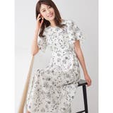 オフホワイト系 | 欲しいが詰まったひんやり花柄ワンピース | alotta