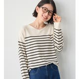 洗えるもちもちゆるシンプルニットⅤネック | Viola e Viola | 詳細画像1