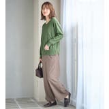 洗えるもちもちゆるシンプルニットⅤネック | Viola e Viola | 詳細画像14