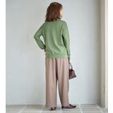 洗えるもちもちゆるシンプルニットⅤネック | Viola e Viola | 詳細画像15