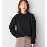 ブラック | 洗えるもちもちゆるシンプルニットプチハイ | Viola e Viola