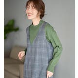 グリーン | 洗えるもちもちゆるシンプルニットプチハイ | Viola e Viola