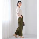 楽ちんきれい美脚ストレートパンツ | Viola e Viola | 詳細画像9 