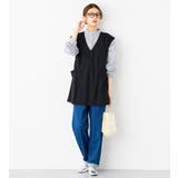 Vネックポケット付きロングベスト | Viola e Viola | 詳細画像13