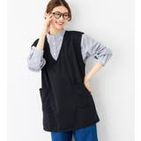 Vネックポケット付きロングベスト | Viola e Viola | 詳細画像16