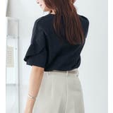 フリル袖なめらかニットプルオーバー | alotta | 詳細画像10 