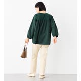 なめらかポンチ異素材切替フレアートップス | Viola e Viola | 詳細画像15 