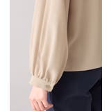 袖2WAYビジュー釦衿タックブラウス | alotta | 詳細画像11