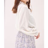 袖2WAYビジュー釦衿タックブラウス | alotta | 詳細画像20