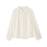 袖2WAYビジュー釦衿タックブラウス | alotta | 詳細画像22