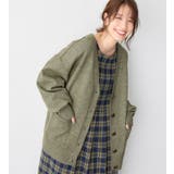 スモーキーグリーン | 洗えるもちもちミドル丈ニットカーデ | Viola e Viola