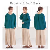 細見えラインリップル切替トップス | Viola e Viola | 詳細画像5 