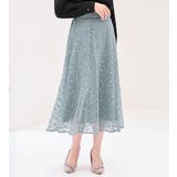 ラメレースフレアースカート        | alotta | 詳細画像1 