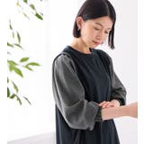 なめらかポンチ袖切替ドッキングワンピ | Viola e Viola | 詳細画像15 