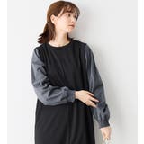 なめらかポンチ袖切替ドッキングワンピ | Viola e Viola | 詳細画像26 