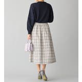 高見えツイードチェックフレアースカート | alotta | 詳細画像20 