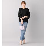 【裏起毛】キャンディースリーブハートネックブラウス | alotta | 詳細画像9 