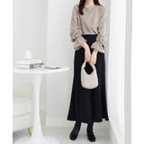 【裏起毛】キャンディースリーブハートネックブラウス | alotta | 詳細画像25 