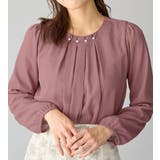 あったか裏地付ネックパールブラウス | alotta | 詳細画像20 