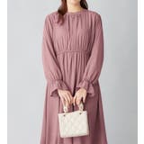 あったか裏地付キャンディー袖ワンピース  | alotta | 詳細画像1 