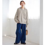 洗えるもちもちハーフジップニット | Viola e Viola | 詳細画像11