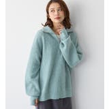 洗えるもちもちハーフジップニット | Viola e Viola | 詳細画像18