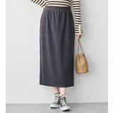 チャコール | 毛布のような温かさ楽ぽか裏ファーナロースカート | Viola e Viola