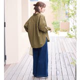 お手入れ簡単羽織りに使えるオーバーシャツ | Viola e Viola | 詳細画像12 