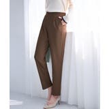 あったか裏起毛カットジョーゼットスリムパンツ | alotta | 詳細画像1 