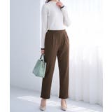 あったか裏起毛カットジョーゼットスリムパンツ | alotta | 詳細画像3 