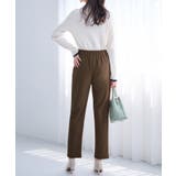 あったか裏起毛カットジョーゼットスリムパンツ | alotta | 詳細画像4 