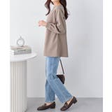 フワぽかエンボス裏起毛チュニック | alotta | 詳細画像4