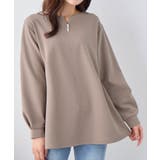 フワぽかエンボス裏起毛チュニック | alotta | 詳細画像5