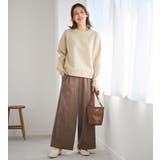 ブークレ裏起毛袖ボタンゆるプルオーバー | Viola e Viola | 詳細画像23 