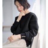 ブークレ裏起毛袖ボタンゆるプルオーバー | Viola e Viola | 詳細画像1 