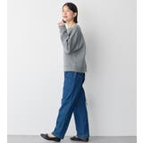 ブークレ裏起毛袖ボタンゆるプルオーバー | Viola e Viola | 詳細画像29 