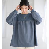 アゼ編み風裏起毛異素材切替プルオーバー | Viola e Viola | 詳細画像12