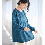 表起毛ニットソーＡラインチュニック | Viola e Viola | 詳細画像8 