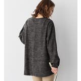 表起毛ニットソーＡラインチュニック | Viola e Viola | 詳細画像19 