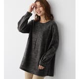 表起毛ニットソーＡラインチュニック | Viola e Viola | 詳細画像20 