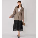 袖ファスナー付ノーカラージャケット    | alotta | 詳細画像11 