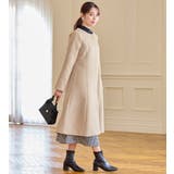 美人シルエットファー付ノーカラーコート | alotta | 詳細画像21 