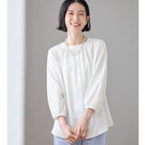 らくキレイストレッチギャザーブラウス   | Viola e Viola | 詳細画像18 