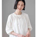 らくキレイストレッチギャザーブラウス   | Viola e Viola | 詳細画像20 